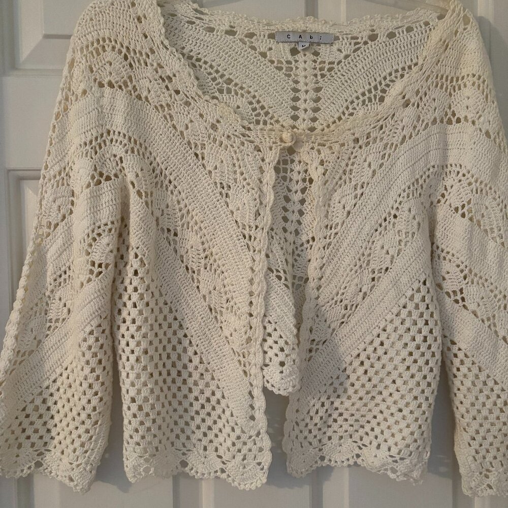CAbi crocheted shrug
